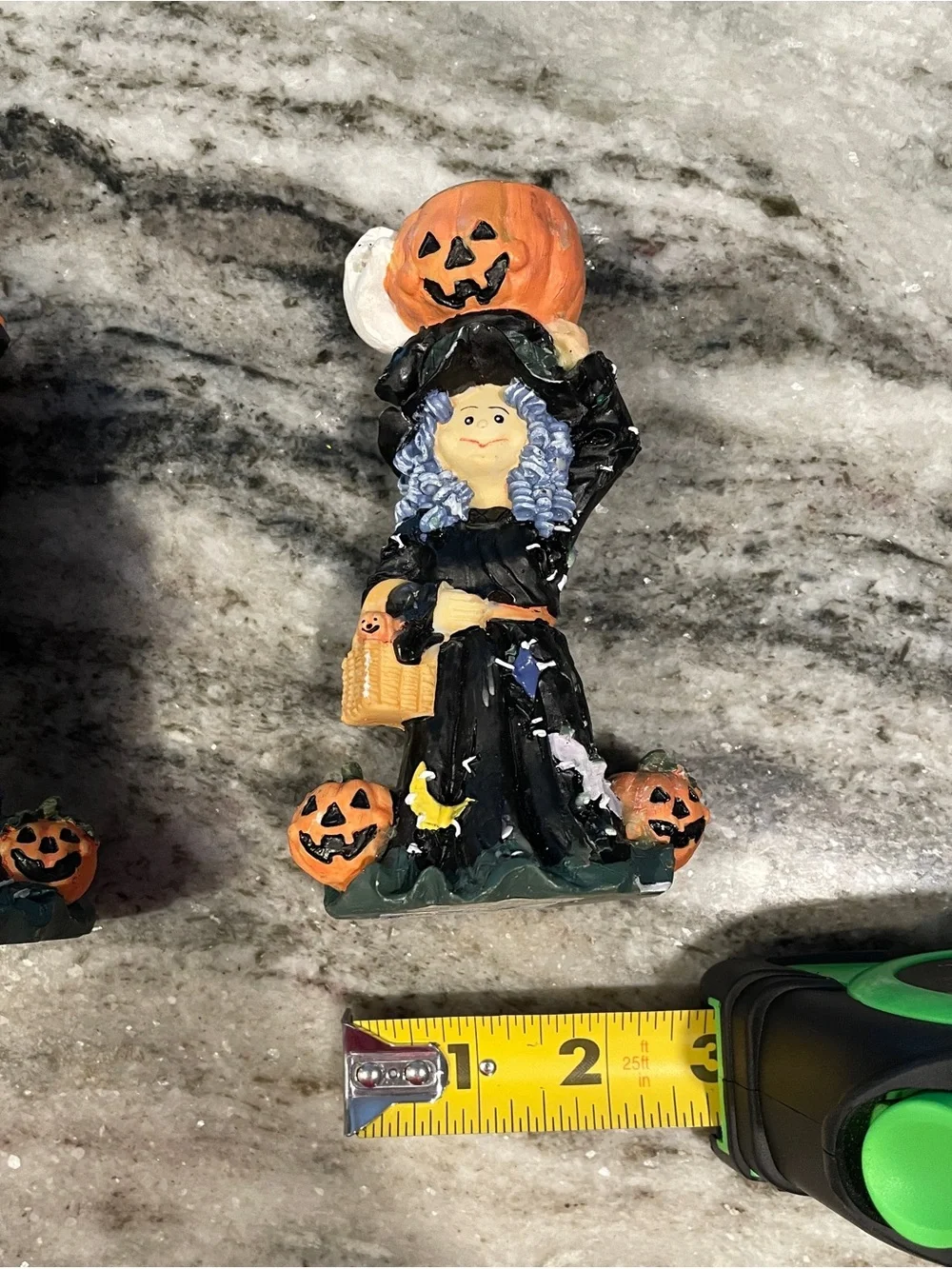 Halloween Witch Taper Candle Holders Set of 2
